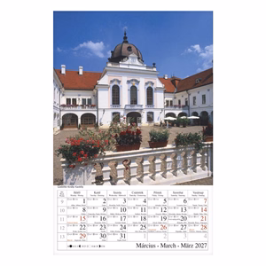 Falinaptár CSG 210x320mm álló Magyar városok 2027