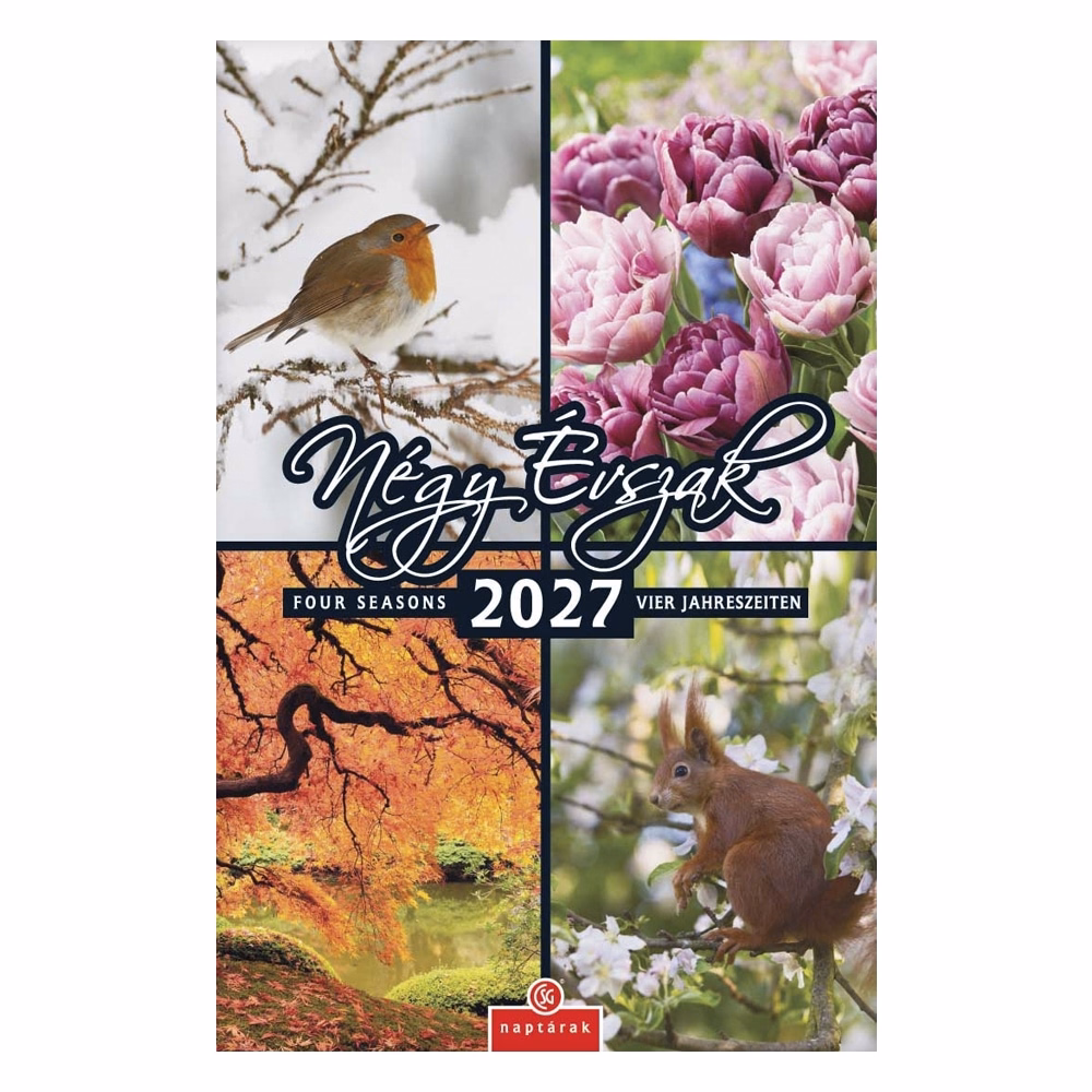 Falinaptár CSG 210x320mm álló Négy évszak 2027