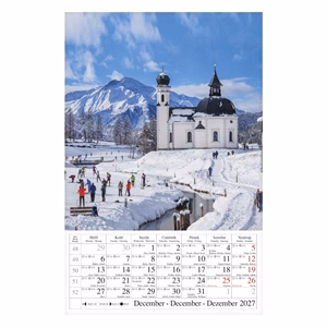Falinaptár CSG 210x320mm álló Négy évszak 2027