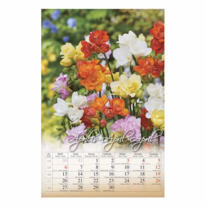 Falinaptár CSG 210x320mm álló Virág 2026.