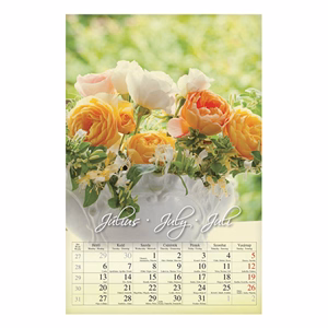 Falinaptár CSG 210x320mm álló Virág 2026.