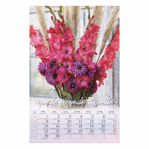 Falinaptár CSG 210x320mm álló Virág 2027