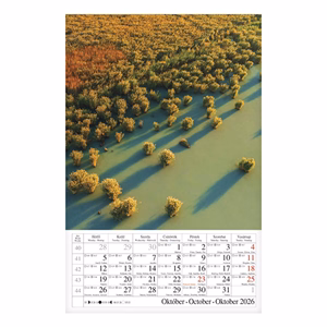 Falinaptár CSG 210x320mm álló Vizeink világa 2026.