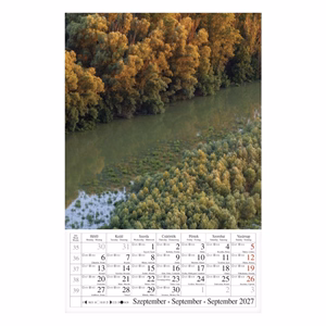 Falinaptár CSG 210x320mm álló Vizeink világa 2027