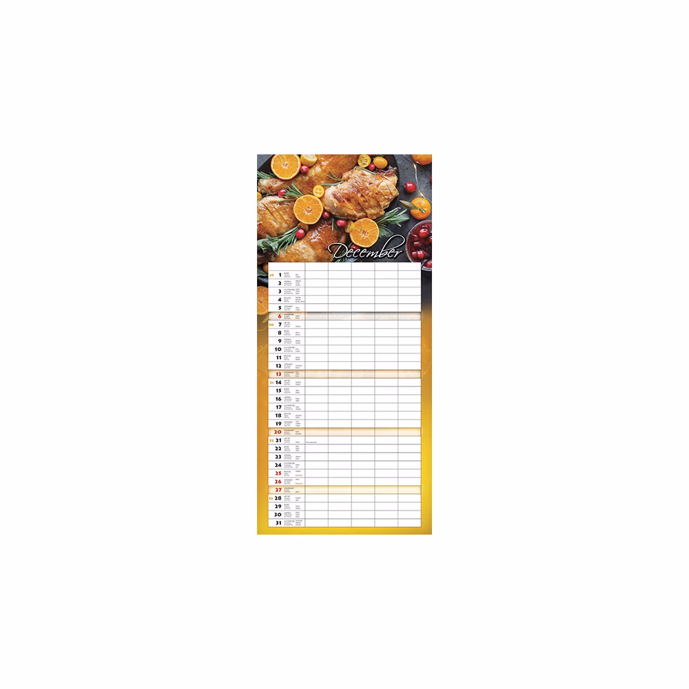 Falinaptár CSG 220x480mm álló Családi 2026.