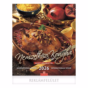 Falinaptár CSG 300x340mm álló Nemzetközi konyha 2026.