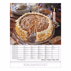 Falinaptár CSG 300x340mm álló Nemzetközi konyha 2026.