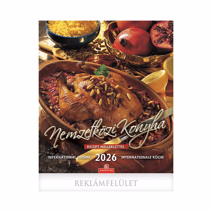 Falinaptár CSG 300x340mm álló Nemzetközi konyha 2026.