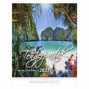 Falinaptár CSG 300x340mm álló Tengerpartok 2027