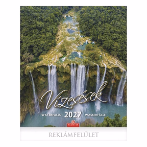 Falinaptár CSG 300x340mm álló Vízesések 2027