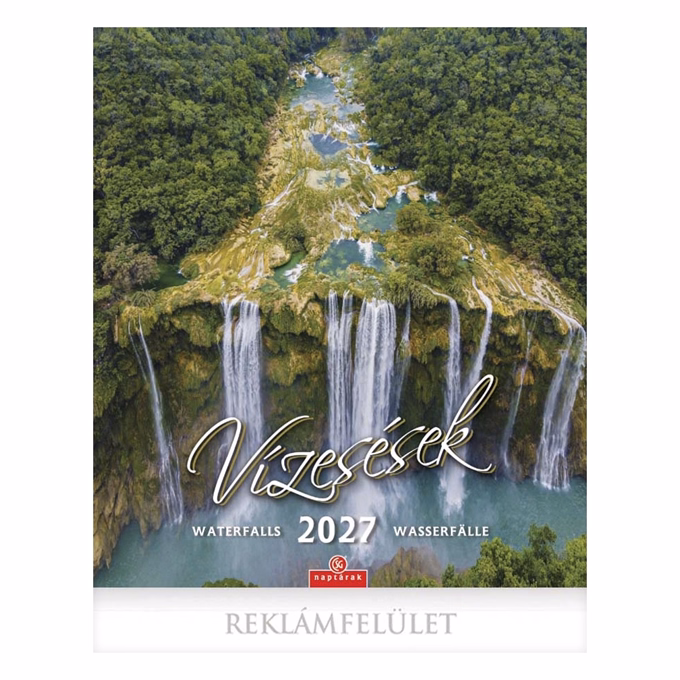Falinaptár CSG 300x340mm álló Vízesések 2027