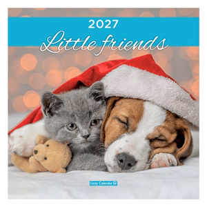 Falinaptár LIZZYCALENDAR 300x600mm álló Little Friends 2027