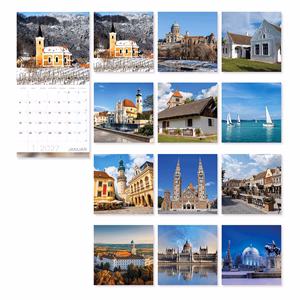 Falinaptár LIZZYCALENDAR 300x600mm álló Magyarország 2027