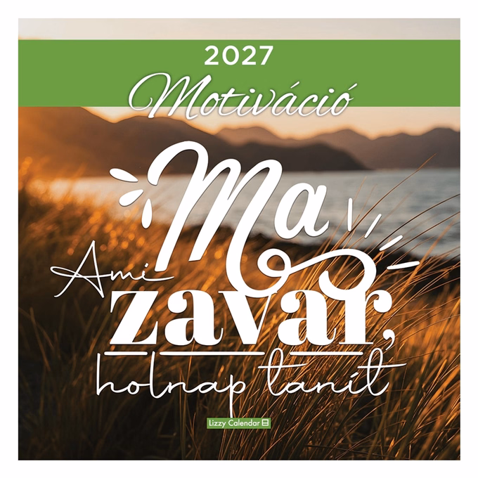 Falinaptár LIZZYCALENDAR 300x600mm álló Motiváció 2027