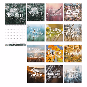 Falinaptár LIZZYCALENDAR 300x600mm álló Motiváció 2027