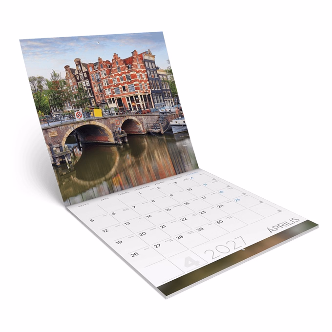 Falinaptár LIZZYCALENDAR 300x600mm álló Világvárosok 2027