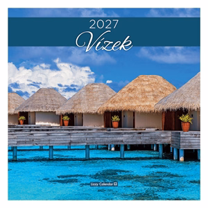 Falinaptár LIZZYCALENDAR 300x600mm álló Vizek 2027
