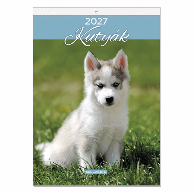 Falinaptár LIZZYCALENDAR A/4 álló Kutyák 2027