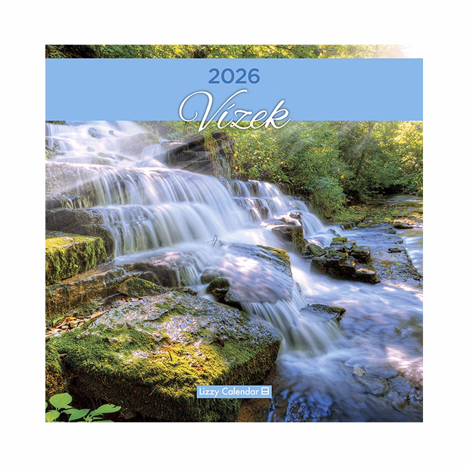 Falinaptár LIZZY CARD 300x600mm álló Vizek 2026. Falinaptár LIZZY CARD 300x600mm álló Vizek 2026.