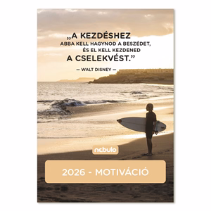 Falinaptár NEBULO A/4 álló Motíváció 2026.