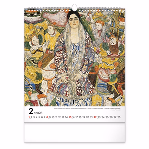 Falinaptár REALSYSTEM 300x340mm álló Klimt 2026.