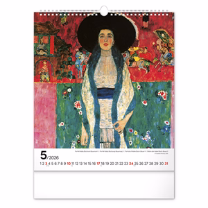 Falinaptár REALSYSTEM 300x340mm álló Klimt 2026.