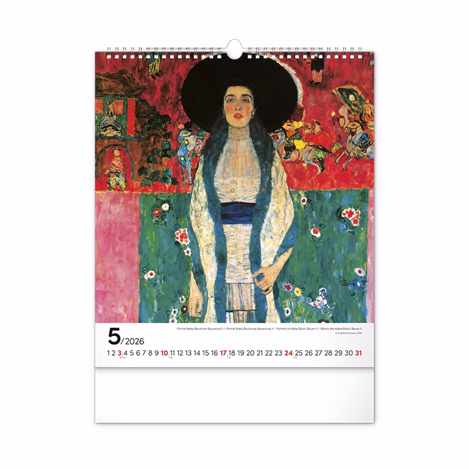 Falinaptár REALSYSTEM 300x340mm álló Klimt 2026.