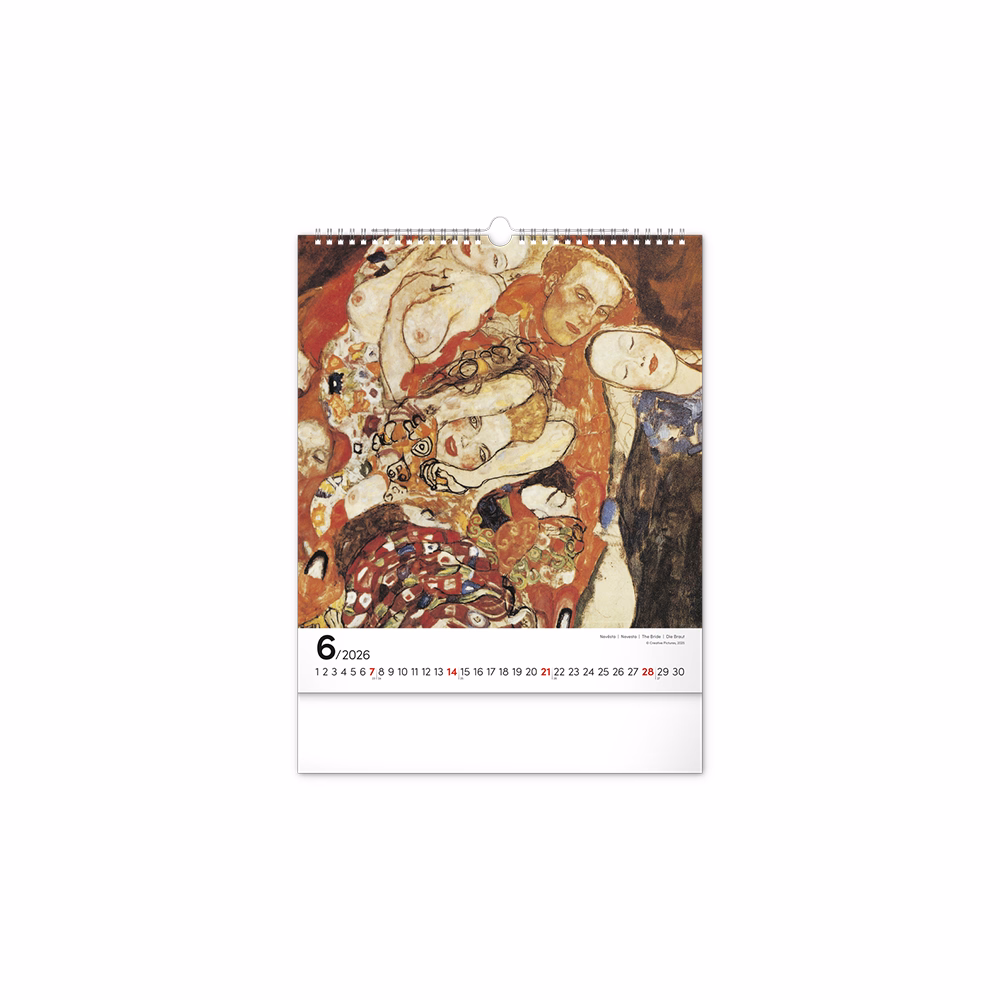 Falinaptár REALSYSTEM 300x340mm álló Klimt 2026.