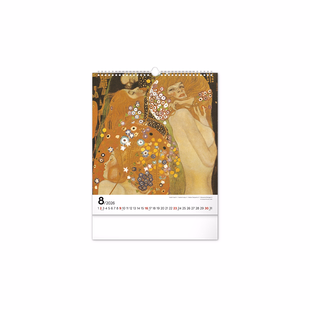Falinaptár REALSYSTEM 300x340mm álló Klimt 2026.