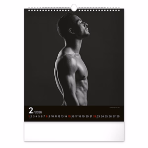 Falinaptár REALSYSTEM 300x340mm álló Men 2026.