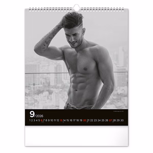 Falinaptár REALSYSTEM 300x340mm álló Men 2026.