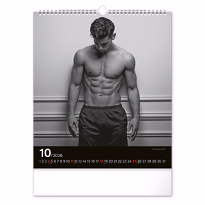 Falinaptár REALSYSTEM 300x340mm álló Men 2026.