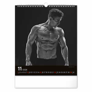 Falinaptár REALSYSTEM 300x340mm álló Men 2026.