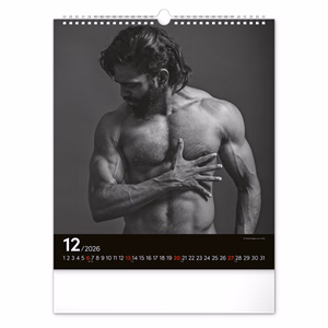 Falinaptár REALSYSTEM 300x340mm álló Men 2026.