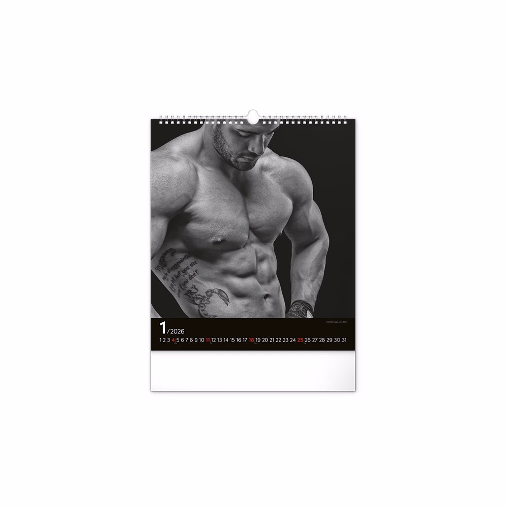 Falinaptár REALSYSTEM 300x340mm álló Men 2026.