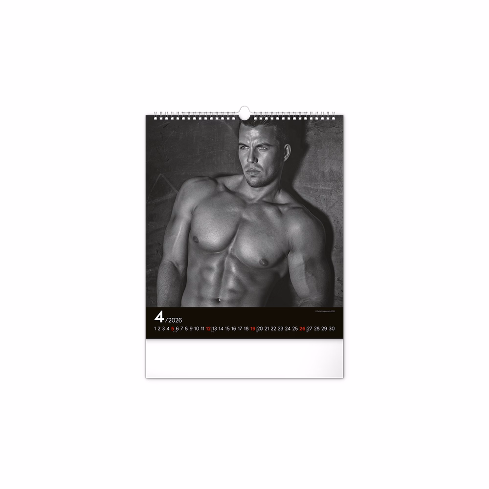 Falinaptár REALSYSTEM 300x340mm álló Men 2026.