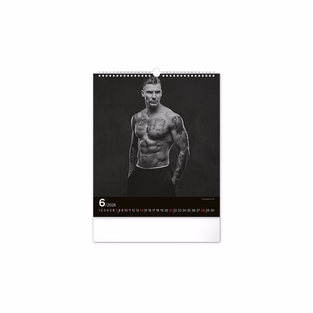 Falinaptár REALSYSTEM 300x340mm álló Men 2026.