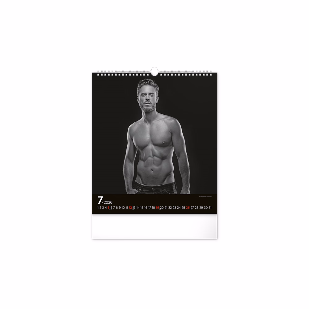 Falinaptár REALSYSTEM 300x340mm álló Men 2026.