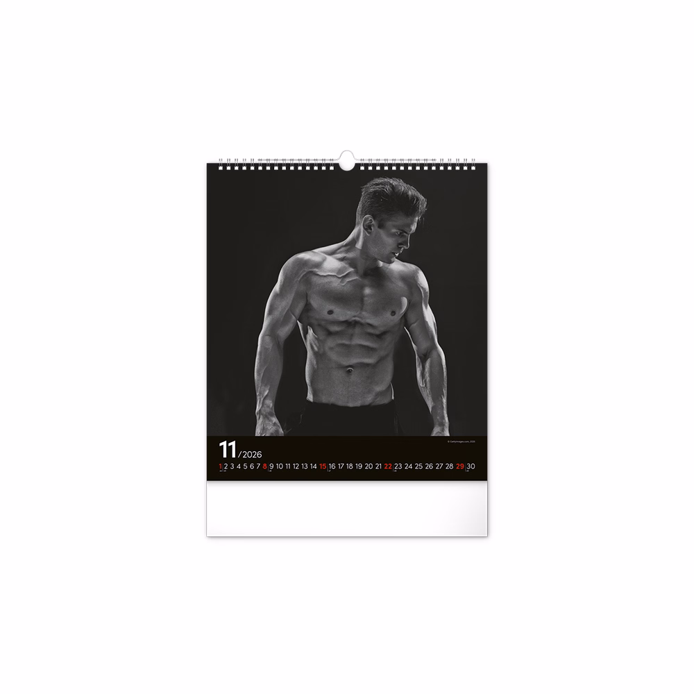 Falinaptár REALSYSTEM 300x340mm álló Men 2026.