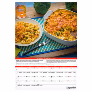 Falinaptár REALSYSTEM 340x485mm álló KonyhaShow 2026.