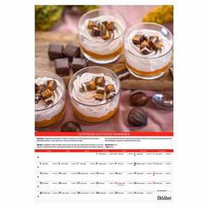 Falinaptár REALSYSTEM 340x485mm álló KonyhaShow 2026.