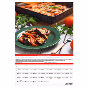 Falinaptár REALSYSTEM 340x485mm álló KonyhaShow 2026.