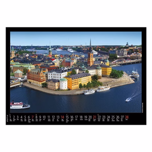 Falinaptár REALSYSTEM 460x320mm fekvő Európa 2027
