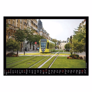 Falinaptár REALSYSTEM 460x320mm fekvő Európa 2027