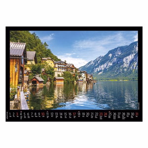 Falinaptár REALSYSTEM 460x320mm fekvő Európa 2027