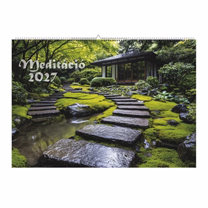 Falinaptár REALSYSTEM 460x320mm fekvő Meditáció 2027