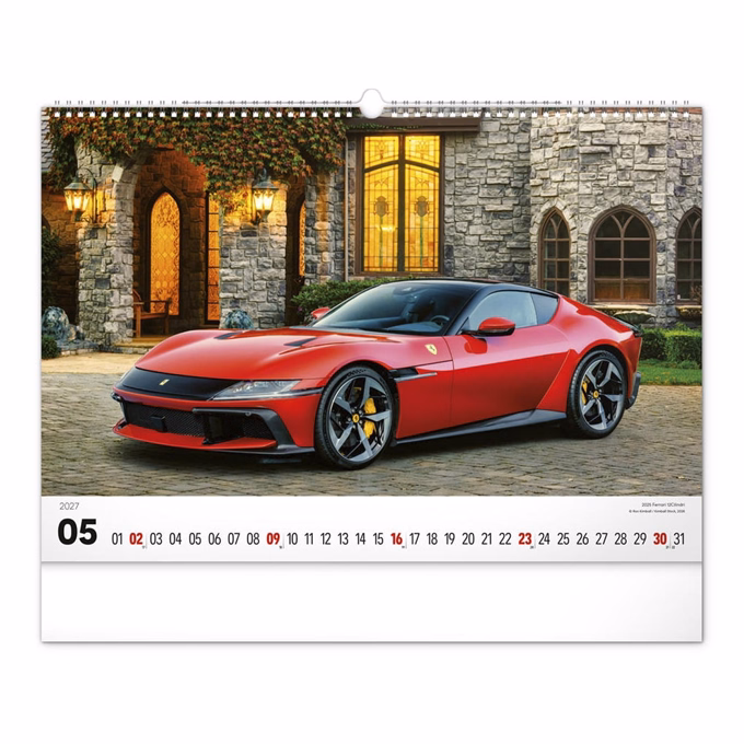 Falinaptár REALSYSTEM 480x330mm fekvő Cars 2027