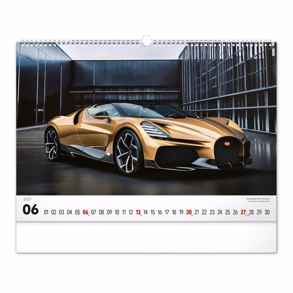 Falinaptár REALSYSTEM 480x330mm fekvő Cars 2027