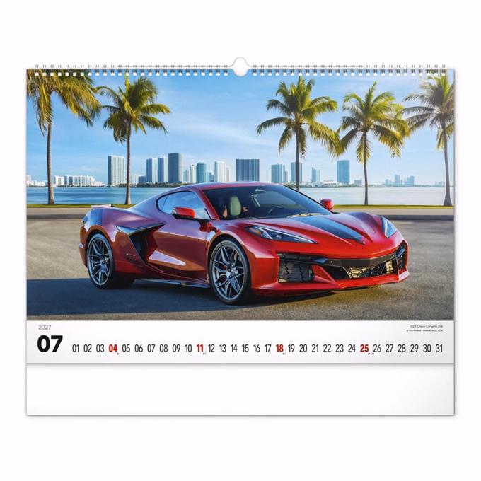 Falinaptár REALSYSTEM 480x330mm fekvő Cars 2027