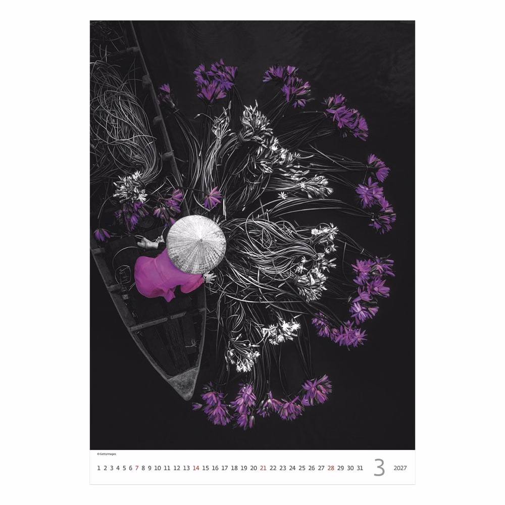 Falinaptár TOPTIMER T092 315x450mm álló Colour Art 2027